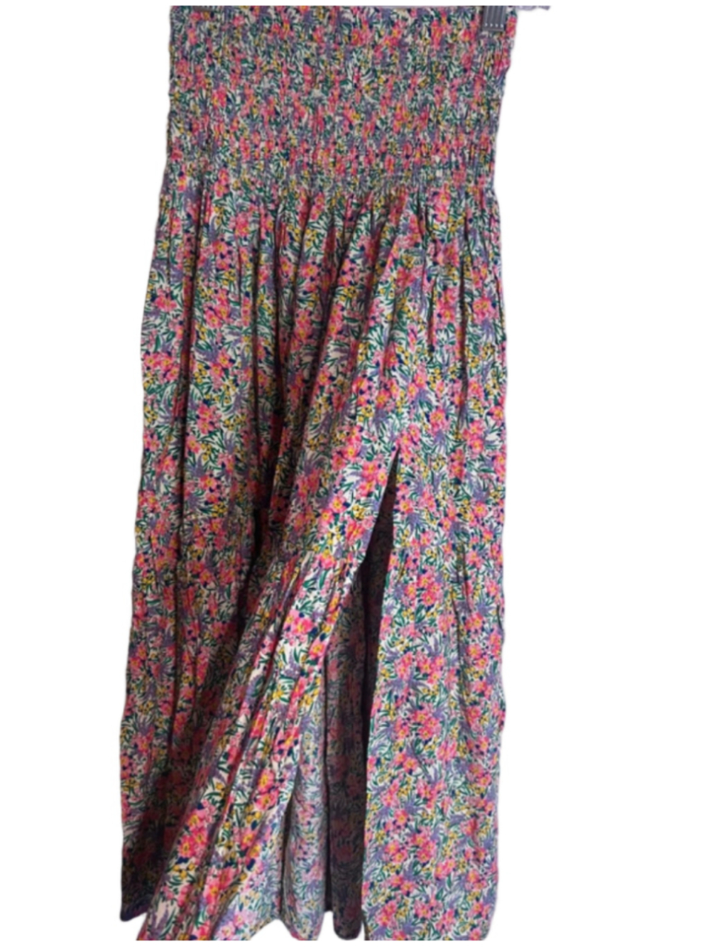 Natural Life Smocked Waist Maxi Slit Skirt Women’s Size XS NWT - Picture 2 of 5